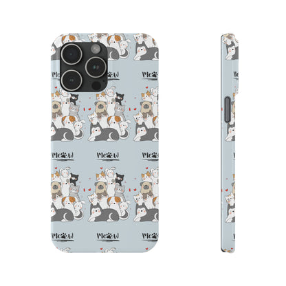 Sober Symphony - MEOW - Slim Phone Cases