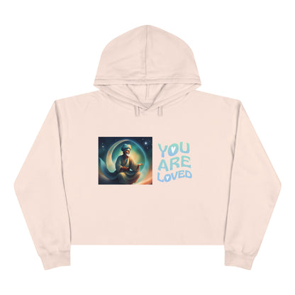Sober Symphony - You Are Loved - Crop Hoodie