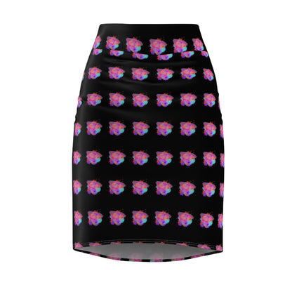 Sober Symphony - Women's Pencil Skirt