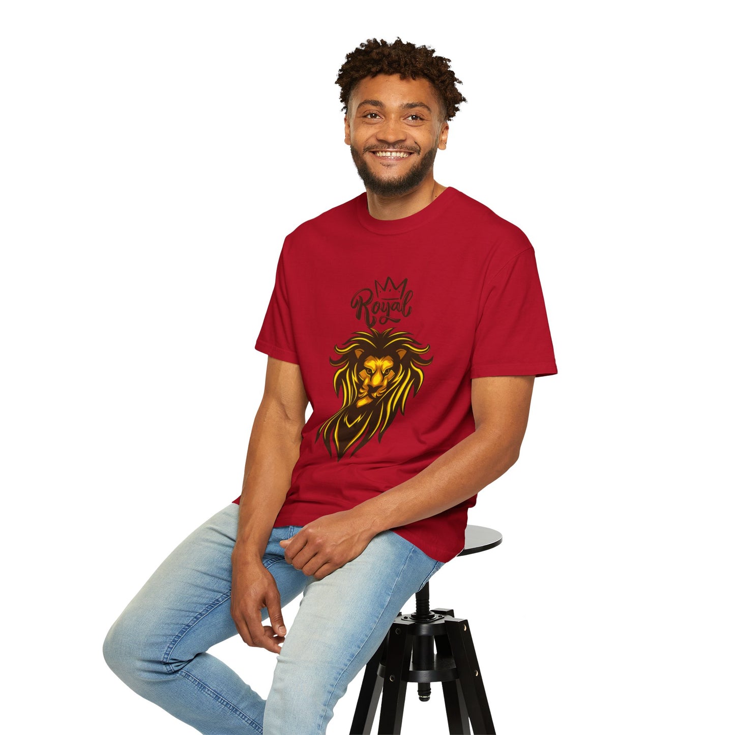 Royal Lion - Men's Garment T-shirt - Sober Symphony®