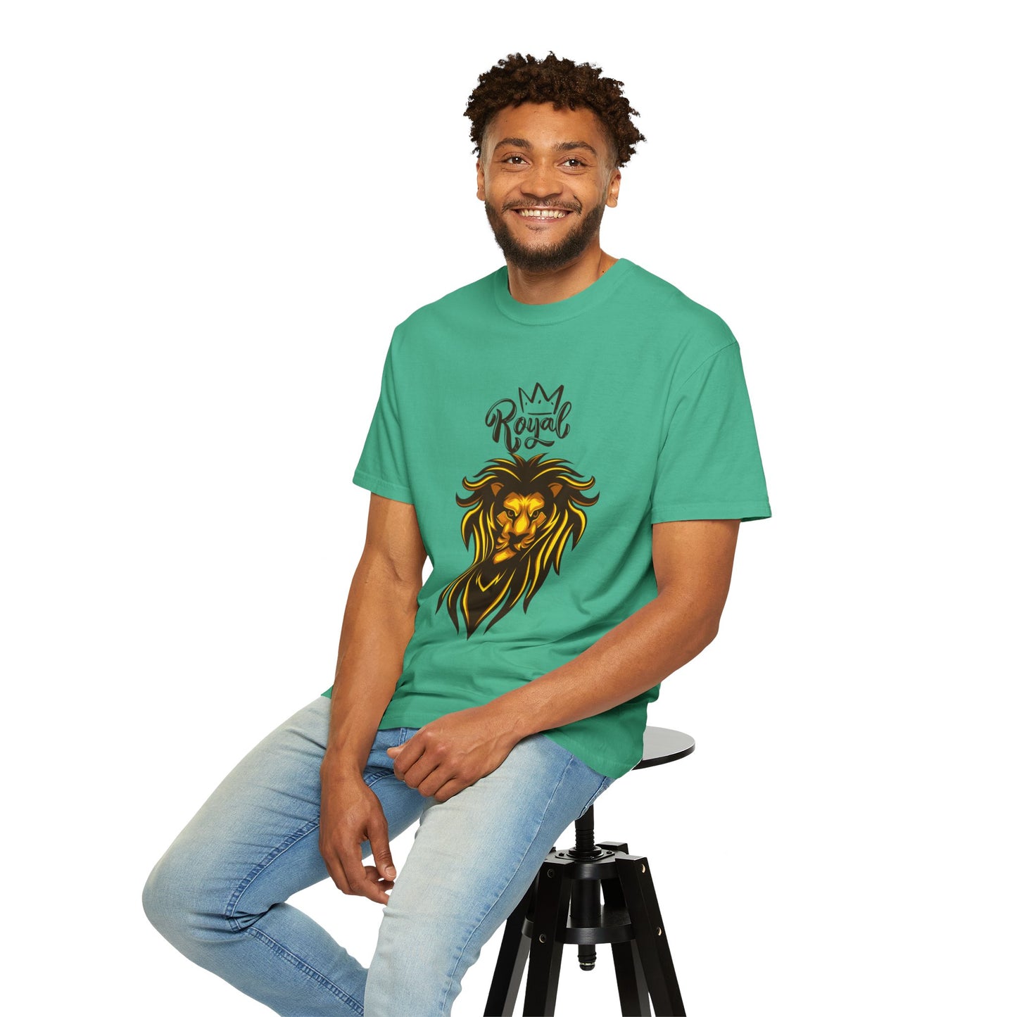 Royal Lion - Men's Garment T-shirt - Sober Symphony®