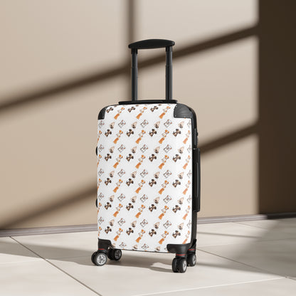 Sober Symphony - Dog Print Suitcase