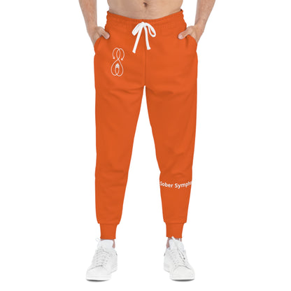 Sober Symphony Logo - Men's Athletic Joggers