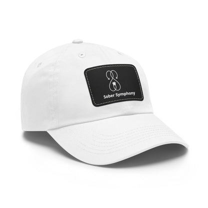 Sober Symphony - Dad Hat with Leather Patch (Rectangle)