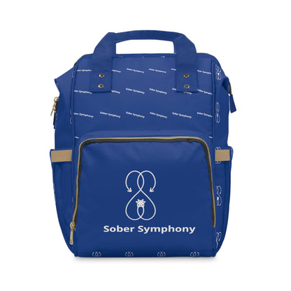 Sober Symphony Blue - Multifunctional Backpack