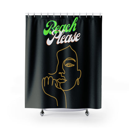 Beach Please - Shower Curtains