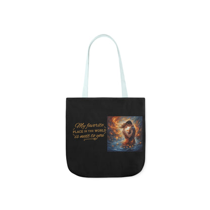 My Favorite Place - Polyester Canvas Tote Bag (AOP)