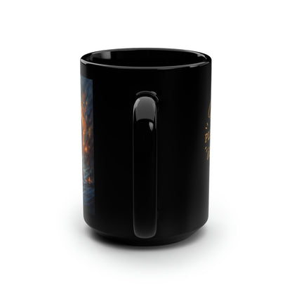 My Favorite Place In the World is Next To You - Black Mug, 15oz