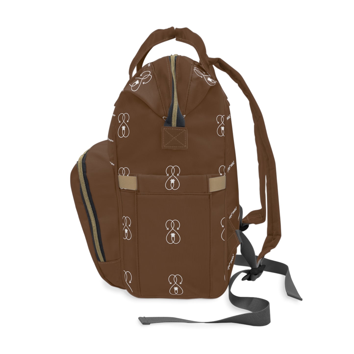 Sober Symphony Brown Multifunctional Backpack