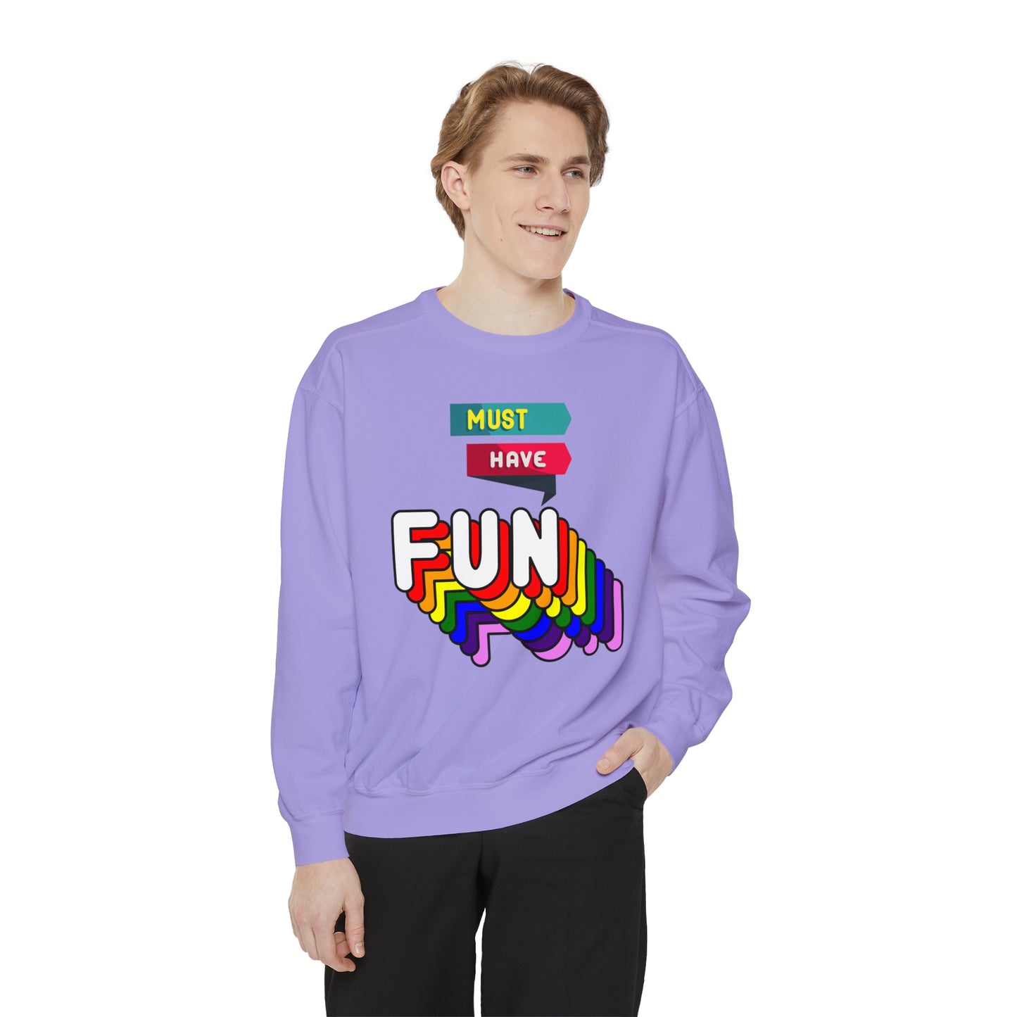 Must Have Fun - Men's Sweatshirt - Sober Symphony®