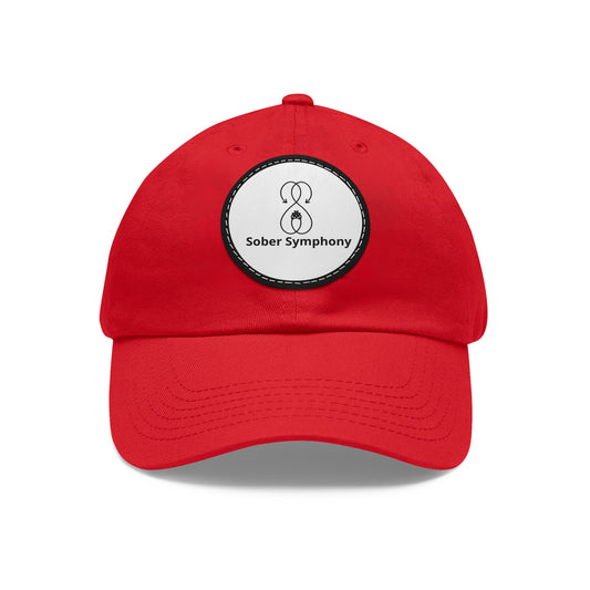 Sober Symphony® - Red Hat with Leather Patch