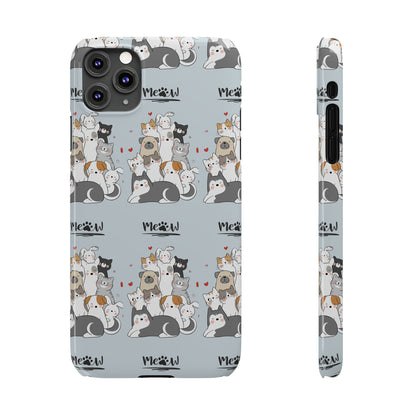 Sober Symphony - MEOW - Slim Phone Cases