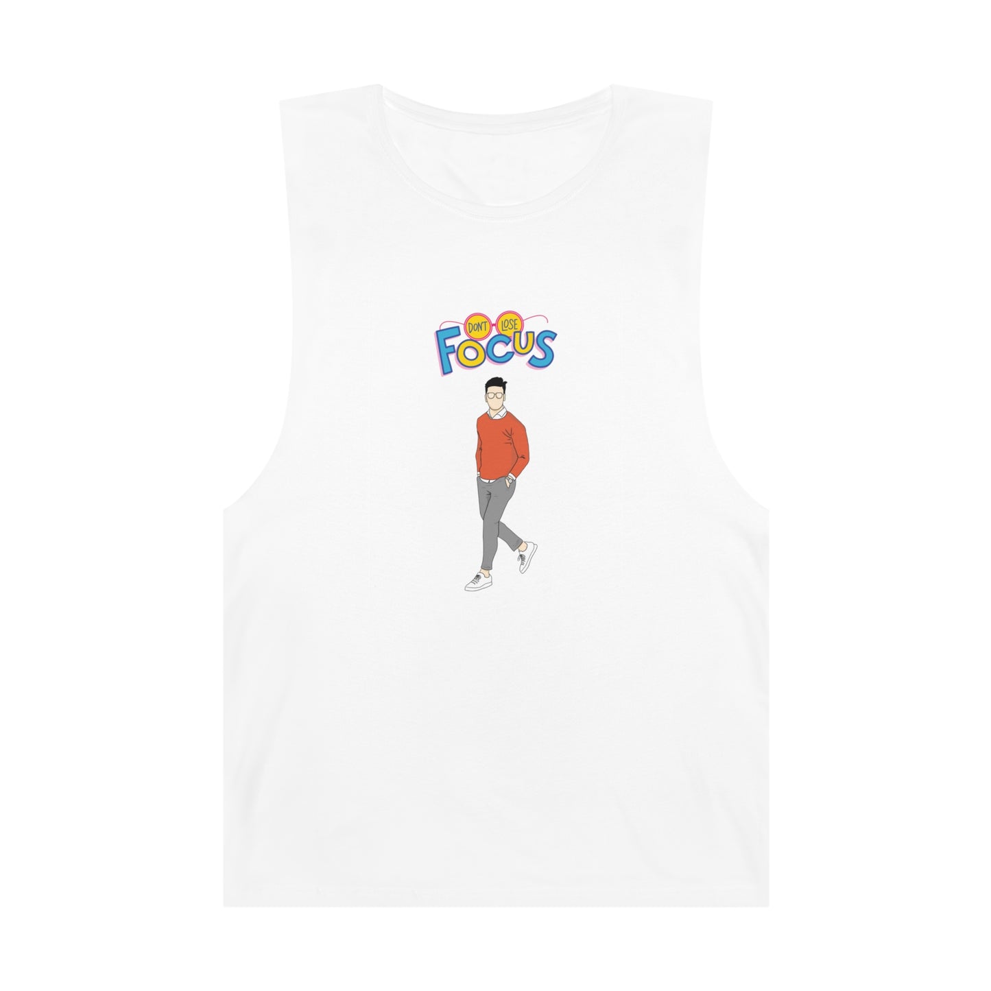 Don't Lose Focus - Men's Barnard Tank