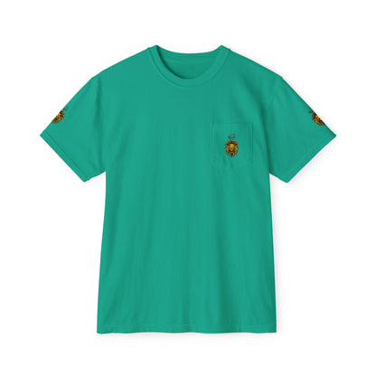 Royal Lion - Garment-Dyed Pocket T-Shirt - Sober Symphony®