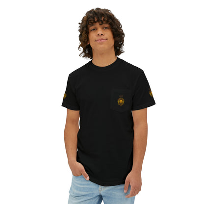 Royal Lion - Garment-Dyed Pocket T-Shirt - Sober Symphony®