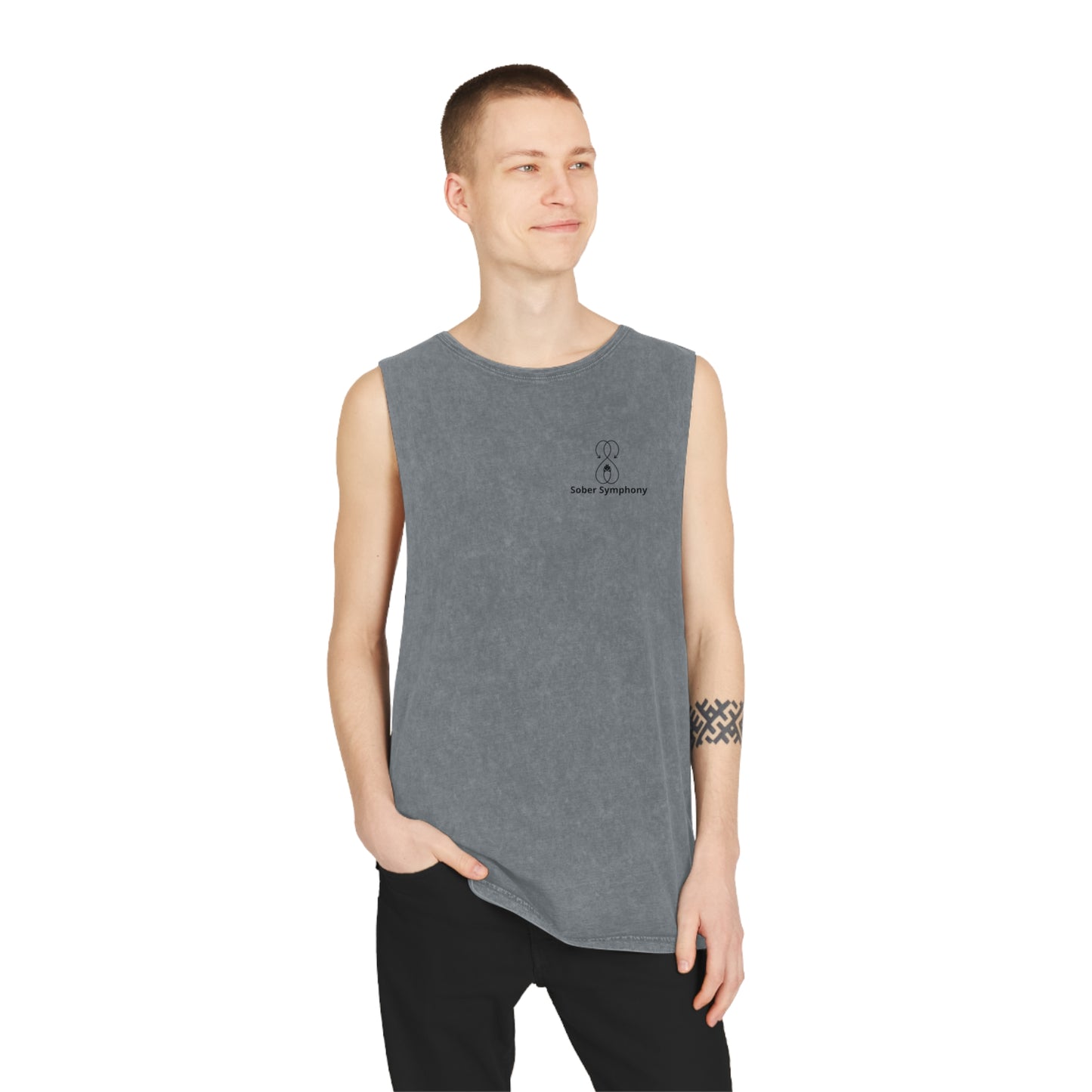 Sober Symphony - Men's Stonewash Tank Top