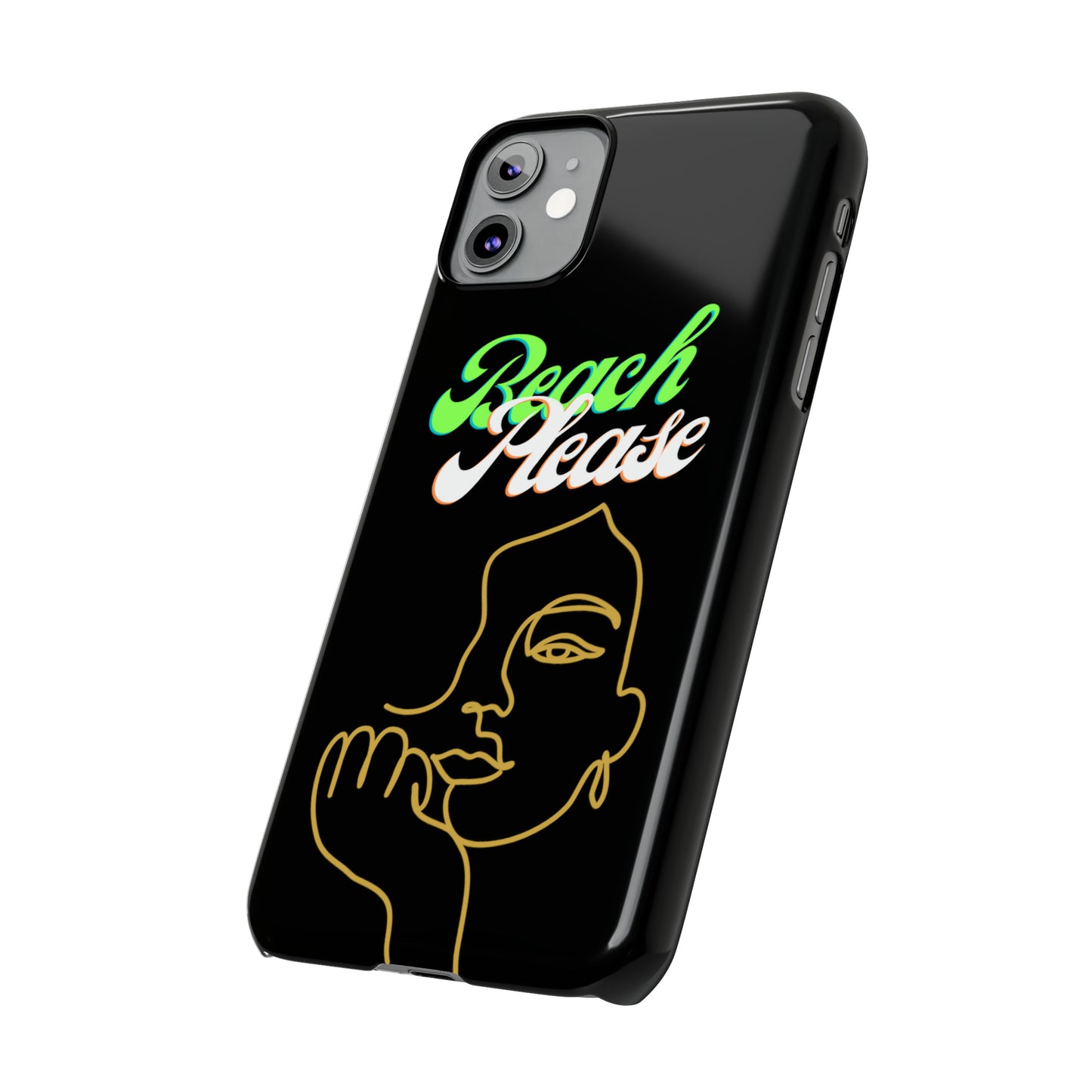 Beach Please - Slim Phone Cases
