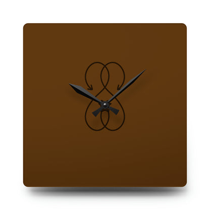 Sober Symphony - Acrylic Wall Clock