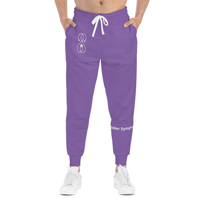 Sober Symphony Logo - Men's Athletic Joggers