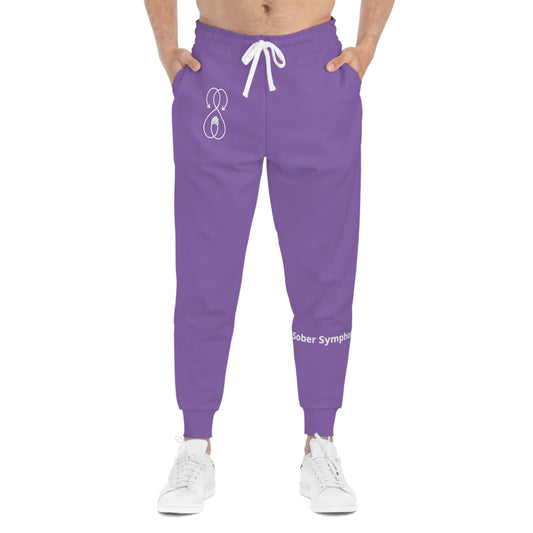 Sober Symphony Logo - Men's Athletic Joggers