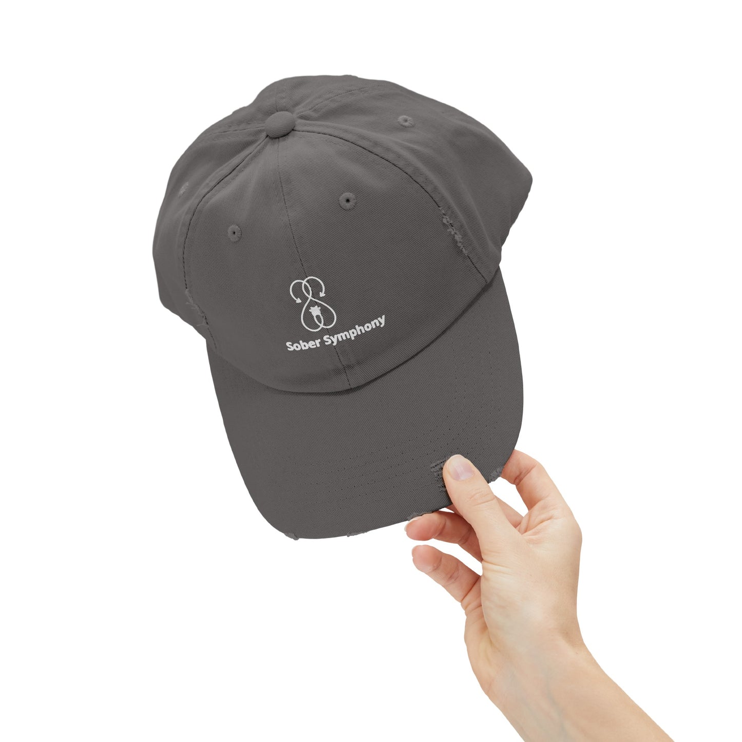 Sober Symphony - Unisex Distressed Cap