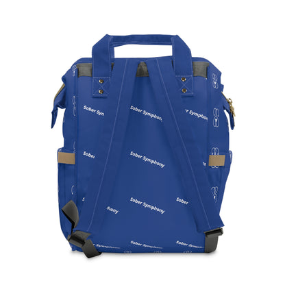 Sober Symphony Blue - Multifunctional Backpack