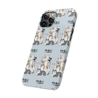 Sober Symphony - MEOW - Slim Phone Cases