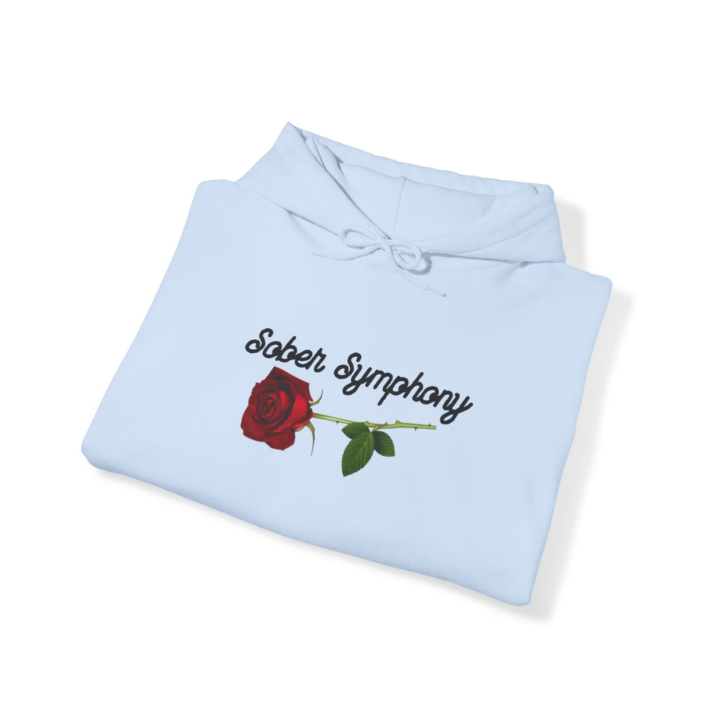 Sober Symphony® Women Rose Heavy Blend™ Hooded Sweatshirt