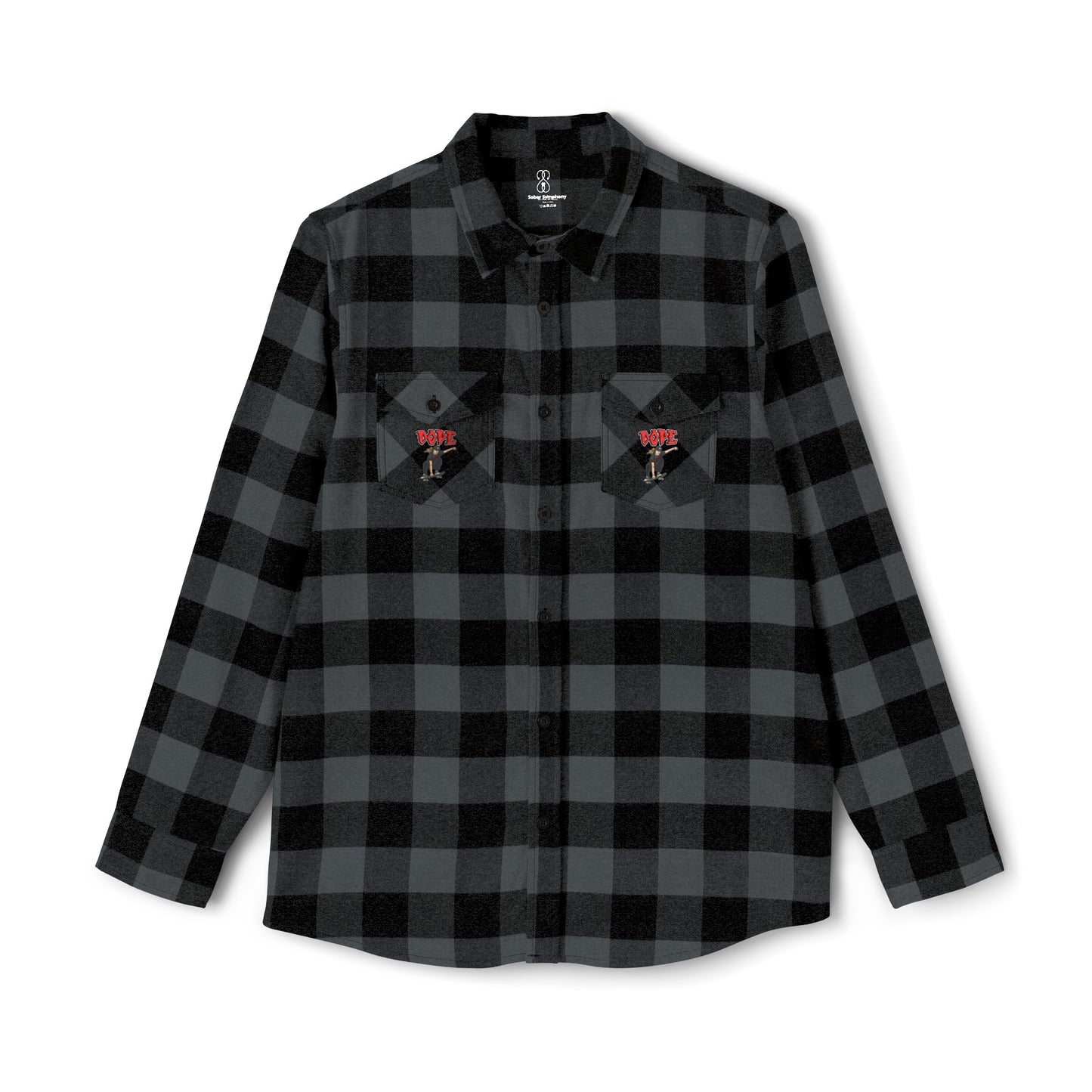 Sober Symphony - Men's "DOPE"  Flannel Shirt