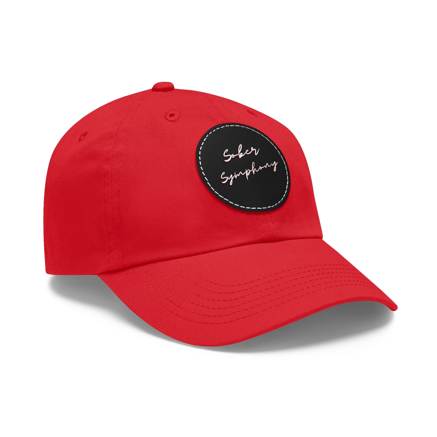 Sober Symphony® - Red Hat with Leather Patch