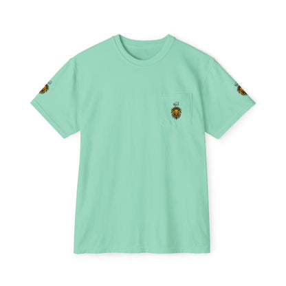 Royal Lion - Garment-Dyed Pocket T-Shirt - Sober Symphony®