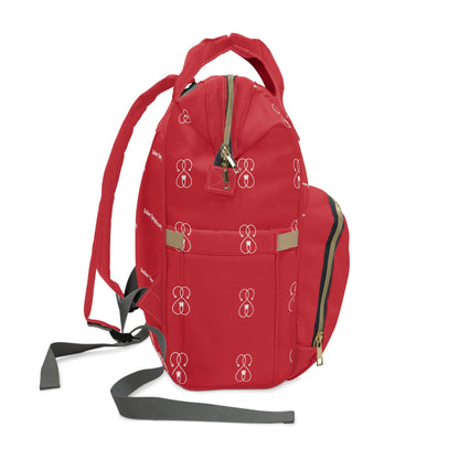 Sober Symphony Red Multifunctional Backpack