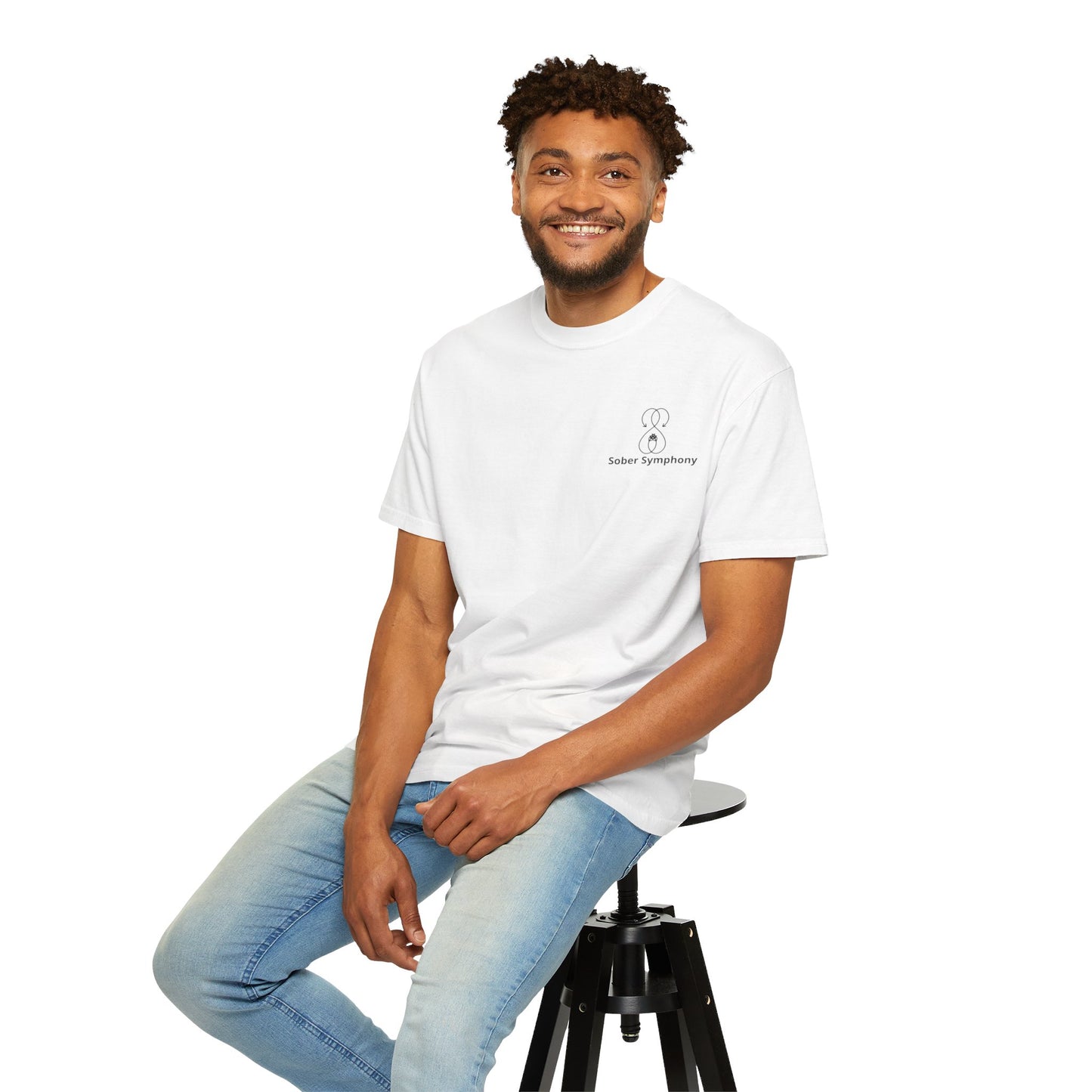 Sober Symphony - Men's Garment-Dyed T-shirt