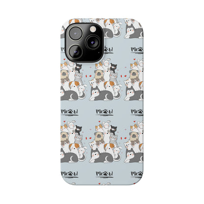 Sober Symphony - MEOW - Slim Phone Cases