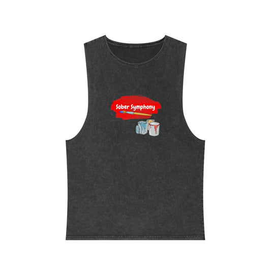 Sober Symphony - Men's Stonewash Tank Top