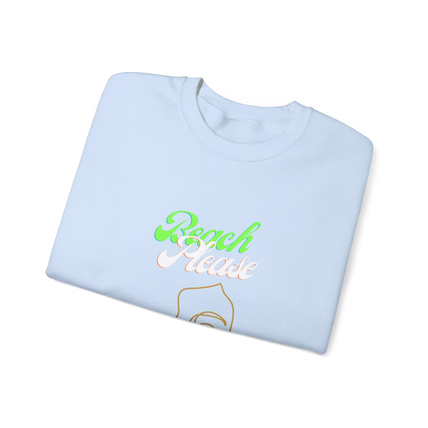 Beach Please - Women Heavy Blend™ Crewneck Sweatshirt