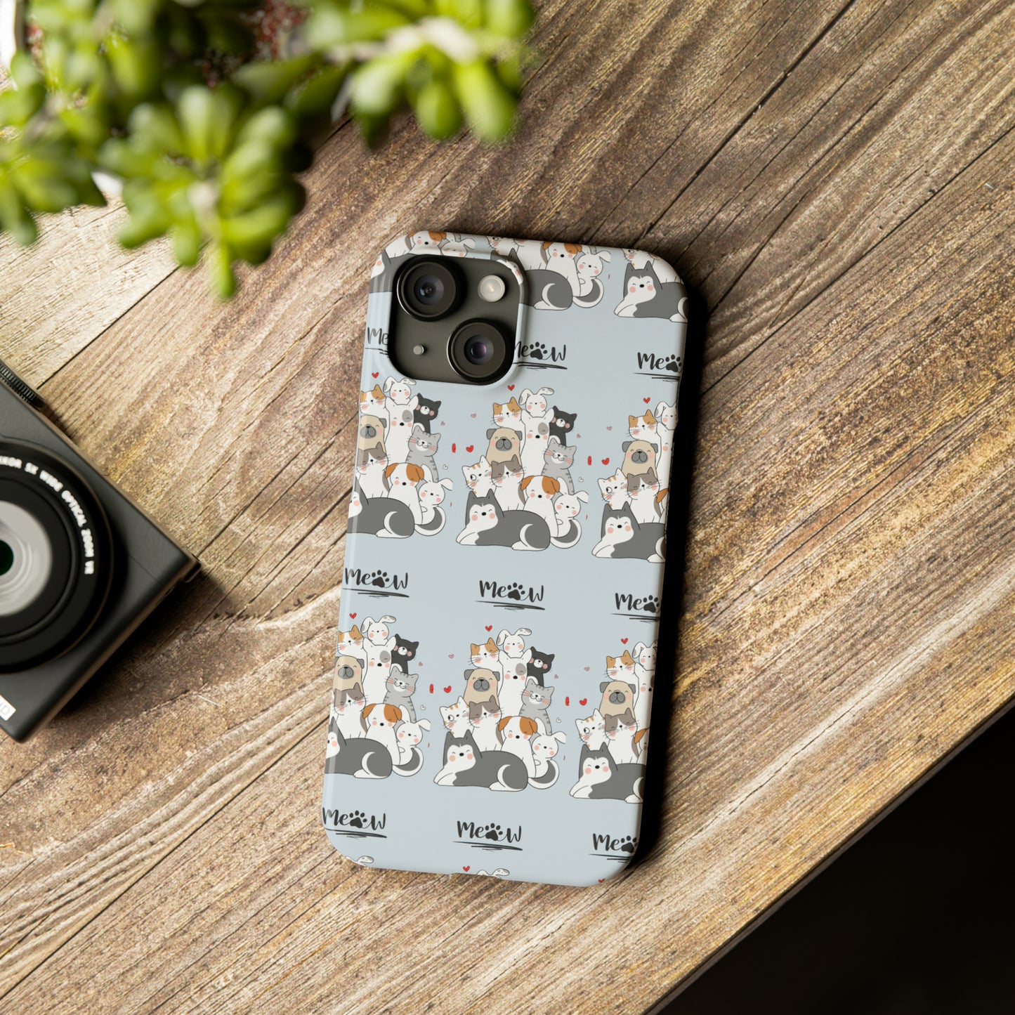 Sober Symphony - MEOW - Slim Phone Cases