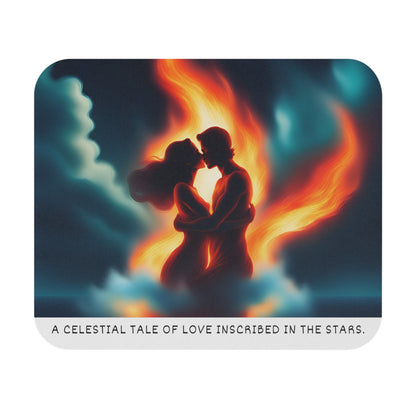 Sober Symphony - A Celestial Tale of Love Inscribed in the Stars - Mouse Pad (Rectangle)