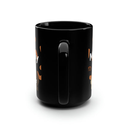 Sober Symphony - Mood of the Day -  Black Ceramic Mug, 15oz