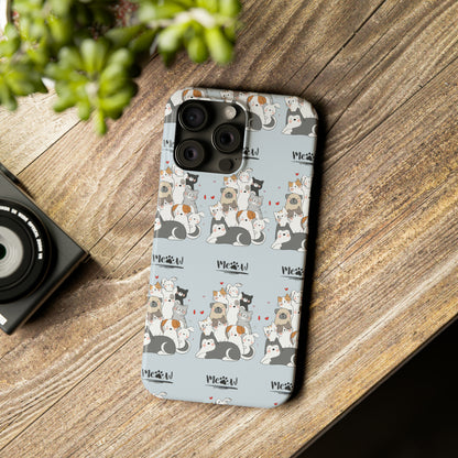 Sober Symphony - MEOW - Slim Phone Cases
