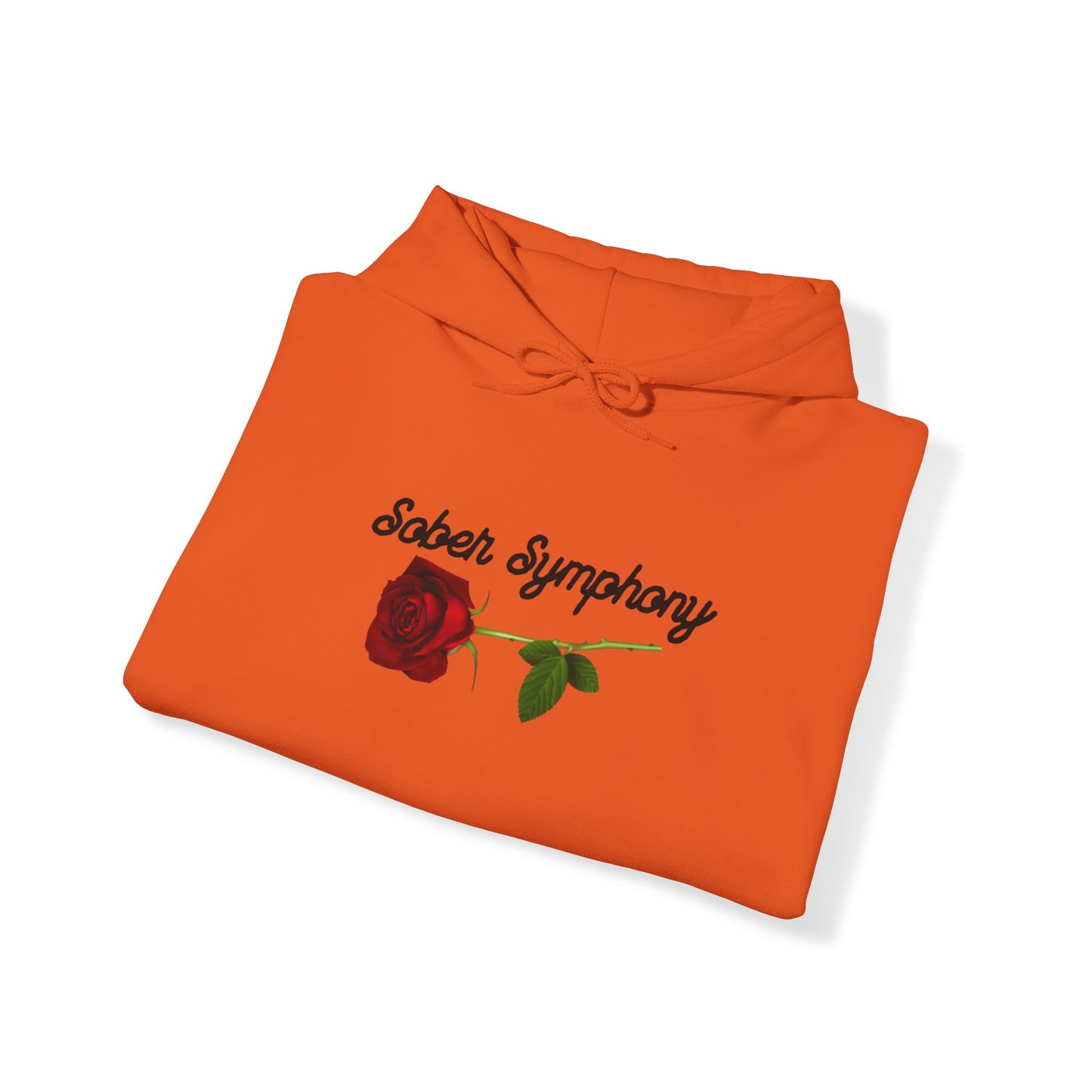 Sober Symphony® Women Rose Heavy Blend™ Hooded Sweatshirt