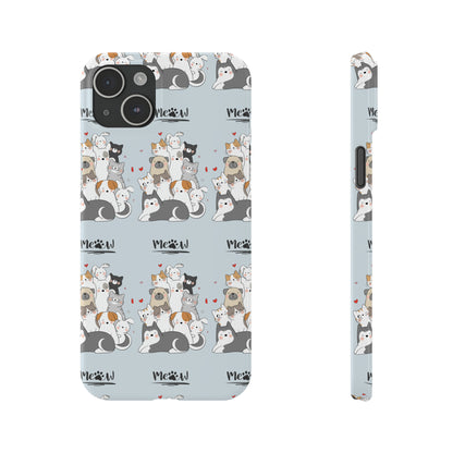 Sober Symphony - MEOW - Slim Phone Cases