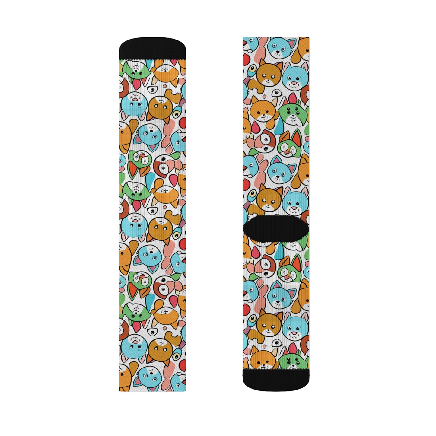 Sober Symphony - Dog Print Sublimation Socks