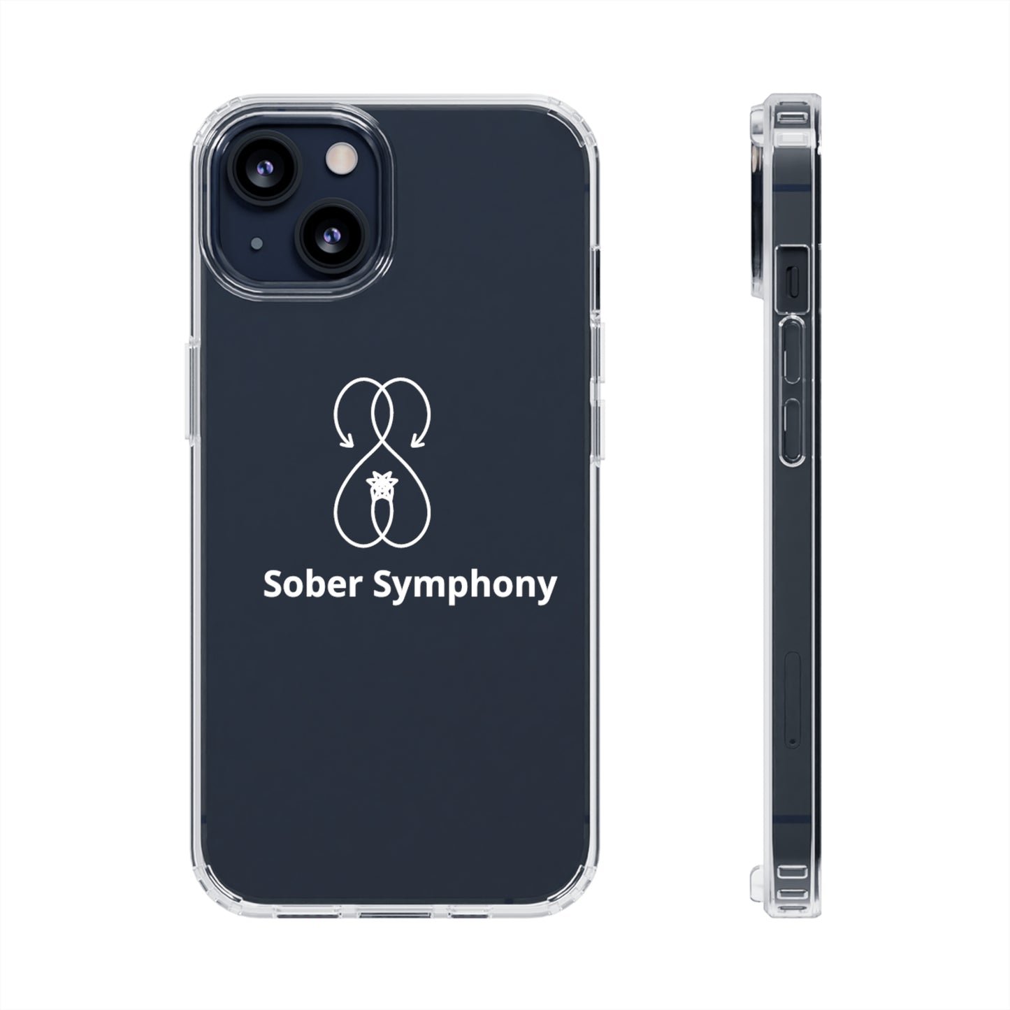 Sober Symphony Logo Clear Cases