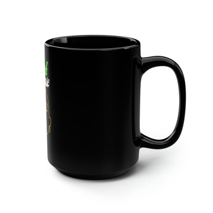 Beach Please - Sober Symphony - Black Mug, 15oz