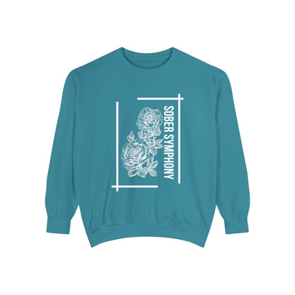 Topaz Blue Men's Sweatshirt - Sober Symphony®