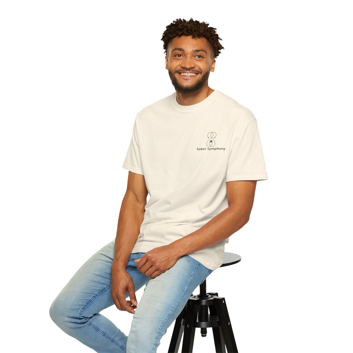 Sober Symphony - Men's Garment-Dyed T-shirt
