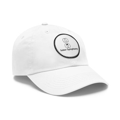 Sober Symphony - Baseball Cap with Leather Patch (Round)