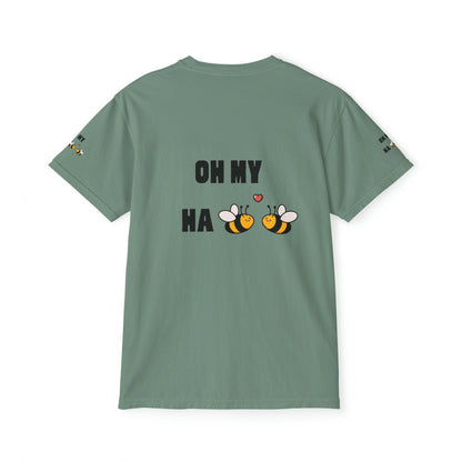 Oh My Ha - Garment-Dyed Pocket T-Shirt - Sober Symphony®