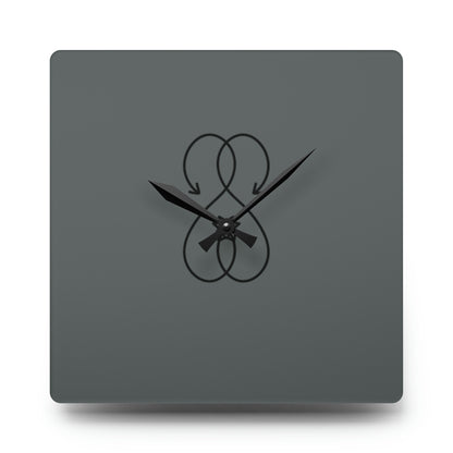 Sober Symphony - Acrylic Wall Clock